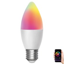 LED-RGBW-Glühbirne C37 E27/4,9W/230V 2700-6500K - Aigostar