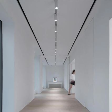 1 m einphasiges Stromschienensystem, weiß