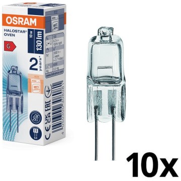 10er-Set Backofenlampe HALOSTAR G4/10W/12V 2700K - Osram