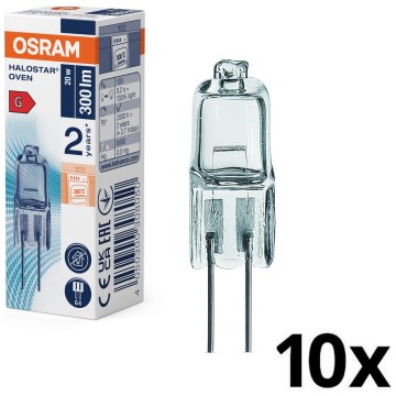 10er-Set HALOSTAR Backofenlampe G4/20W/12V 2700K - Osram