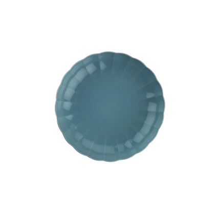 18-teiliges Geschirrset blau/Porzellan