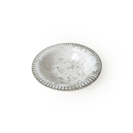 18-teiliges Geschirrset, grau/Keramik
