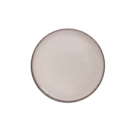 18-teiliges Porzellan-Geschirrset, beige