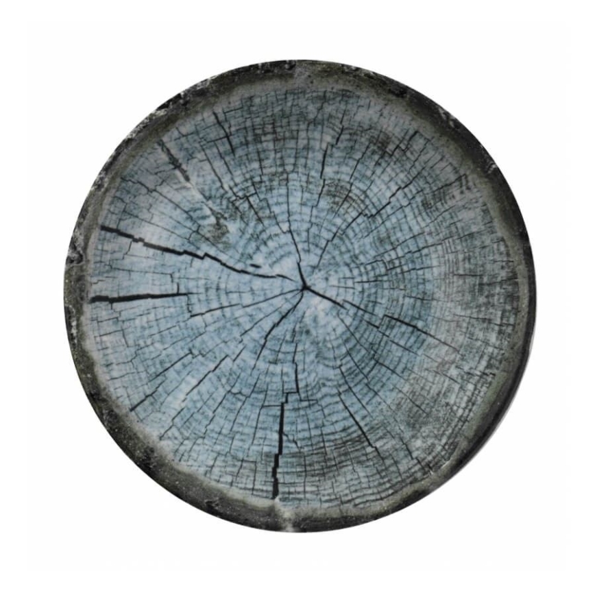 18-teiliges Porzellan-Geschirrset, blau