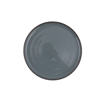 18-teiliges Speiseservice aus Porzellan, blau