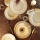 18-teiliges Tafelservice, Beige/Gold, Porzellan