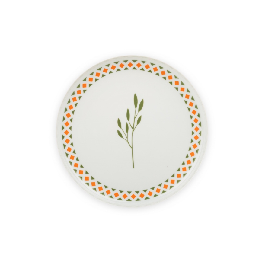 24-teiliges, buntes Porzellanset