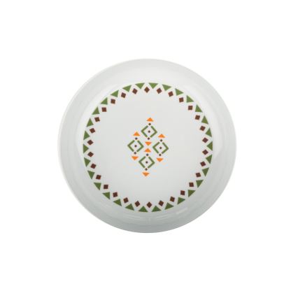 24-teiliges, buntes Porzellanset