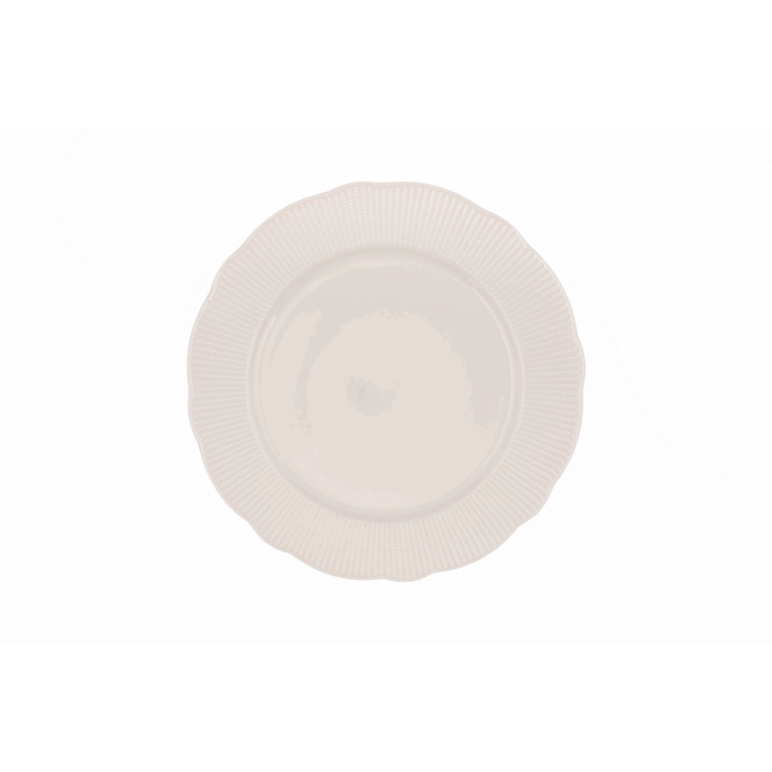 24-teiliges Essgeschirr weiß/Porzellan