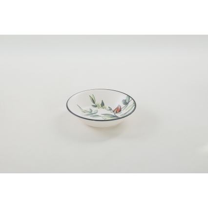 24-teiliges, farbenfrohes Essgeschirr aus Steingut