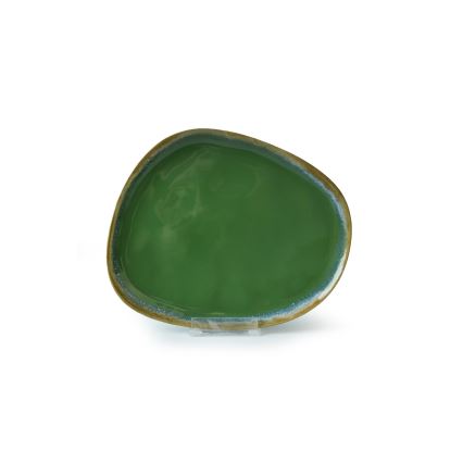 24-teiliges, farbenfrohes Geschirrset aus Steinzeug