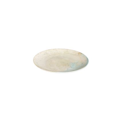 24-teiliges Geschirrset, blau/beige, aus hochwertigem Porzellan