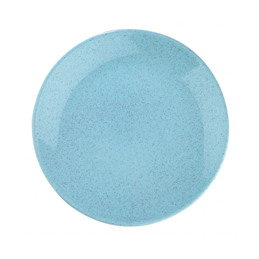 24-teiliges Geschirrset blau/Porzellan