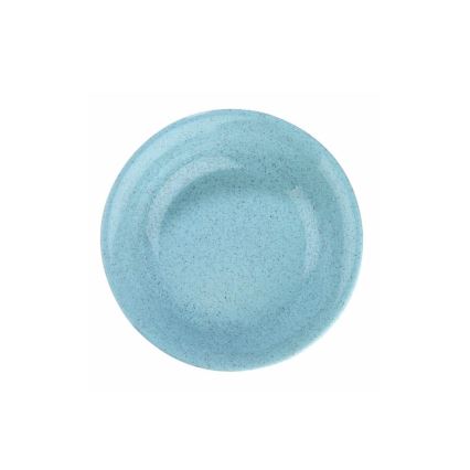 24-teiliges Geschirrset blau/Porzellan