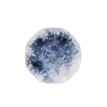 24-teiliges Geschirrset, blau/Porzellan