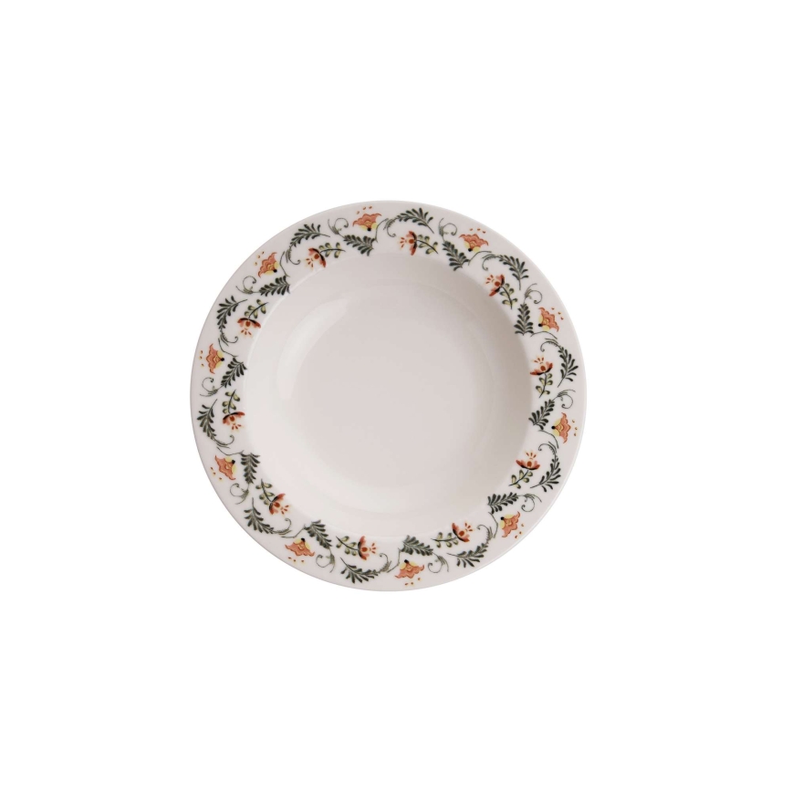 24-teiliges Geschirrset, bunt/Porzellan