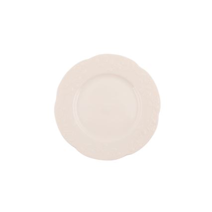 24-teiliges Geschirrset cremefarben/Porzellan