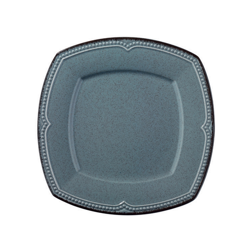 24-teiliges Porzellan-Geschirrset, blau