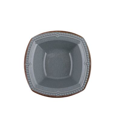 24-teiliges Porzellan-Geschirrset, blau