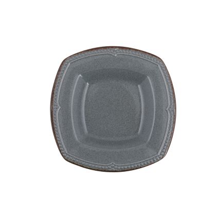 24-teiliges Porzellan-Geschirrset, blau