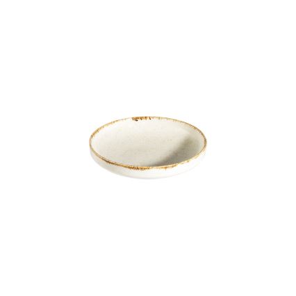 24-teiliges Porzellan-Geschirrset, weiß/beige