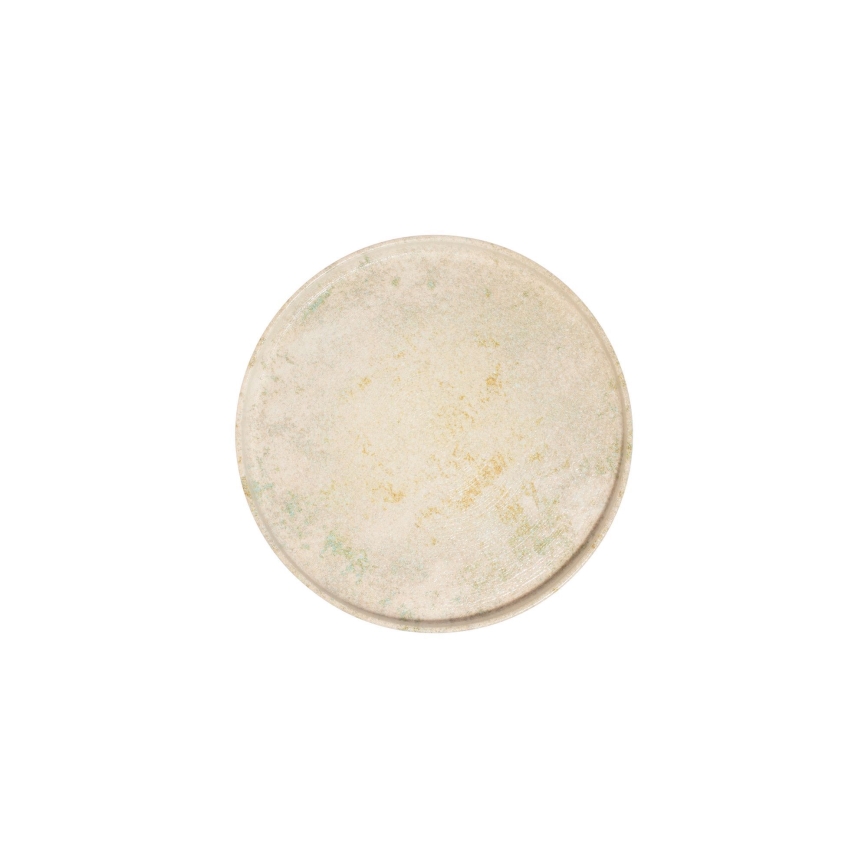24-teiliges Porzellan-Tafelservice, beige