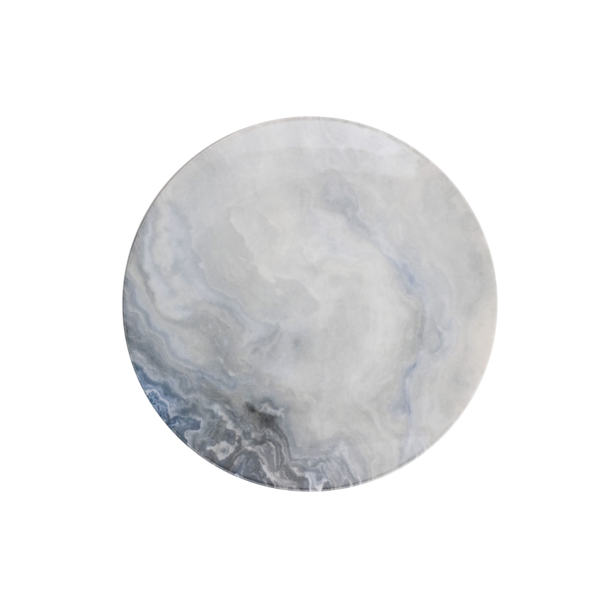 24-teiliges Porzellan-Tafelservice, braun