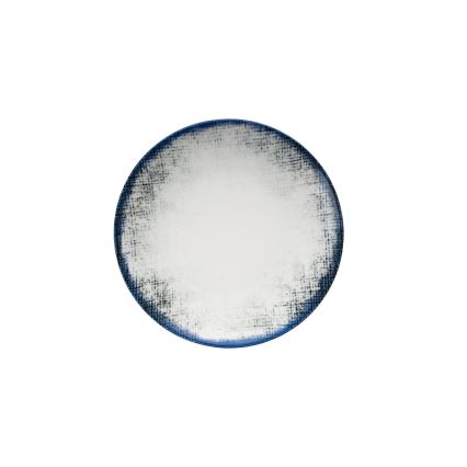 24-teiliges Speiseservice, weiß/blau, Porzellan