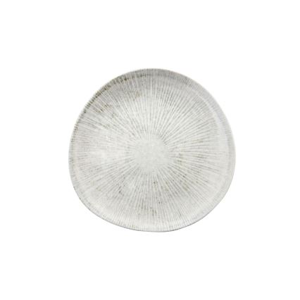 24-teiliges Tafelservice grau/Porzellan