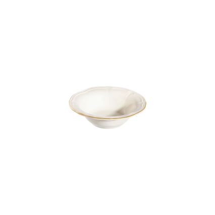 24-teiliges Tafelservice – Weiß/Gold/Porzellan