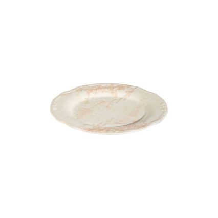 27-teiliges Geschirrset, beige/Porzellan