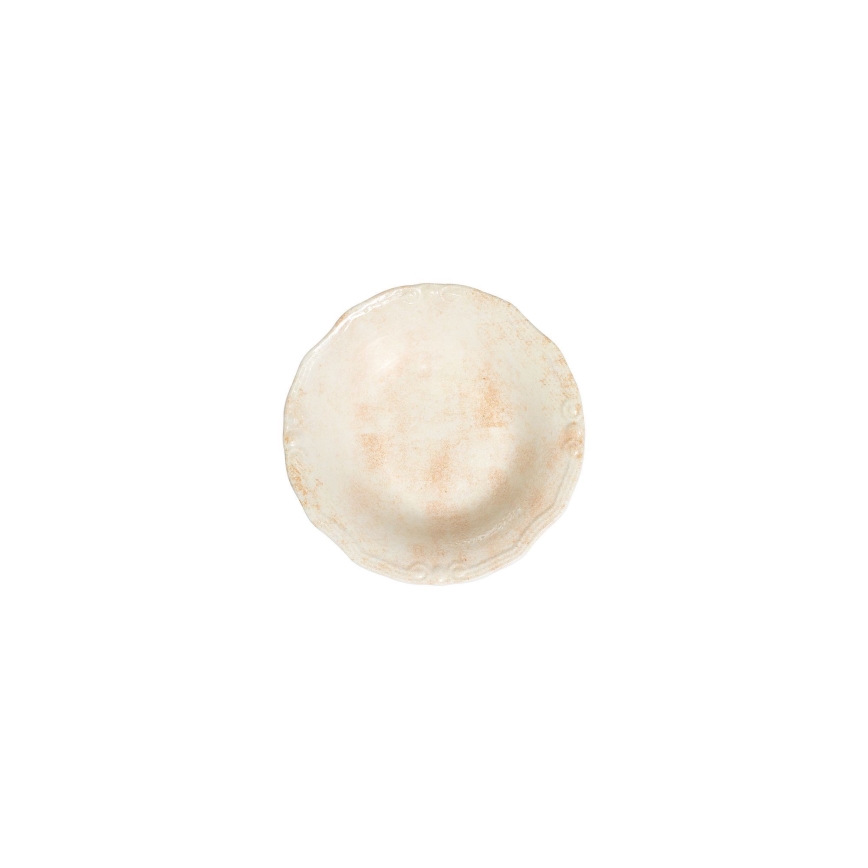 27-teiliges Geschirrset, beige/Porzellan