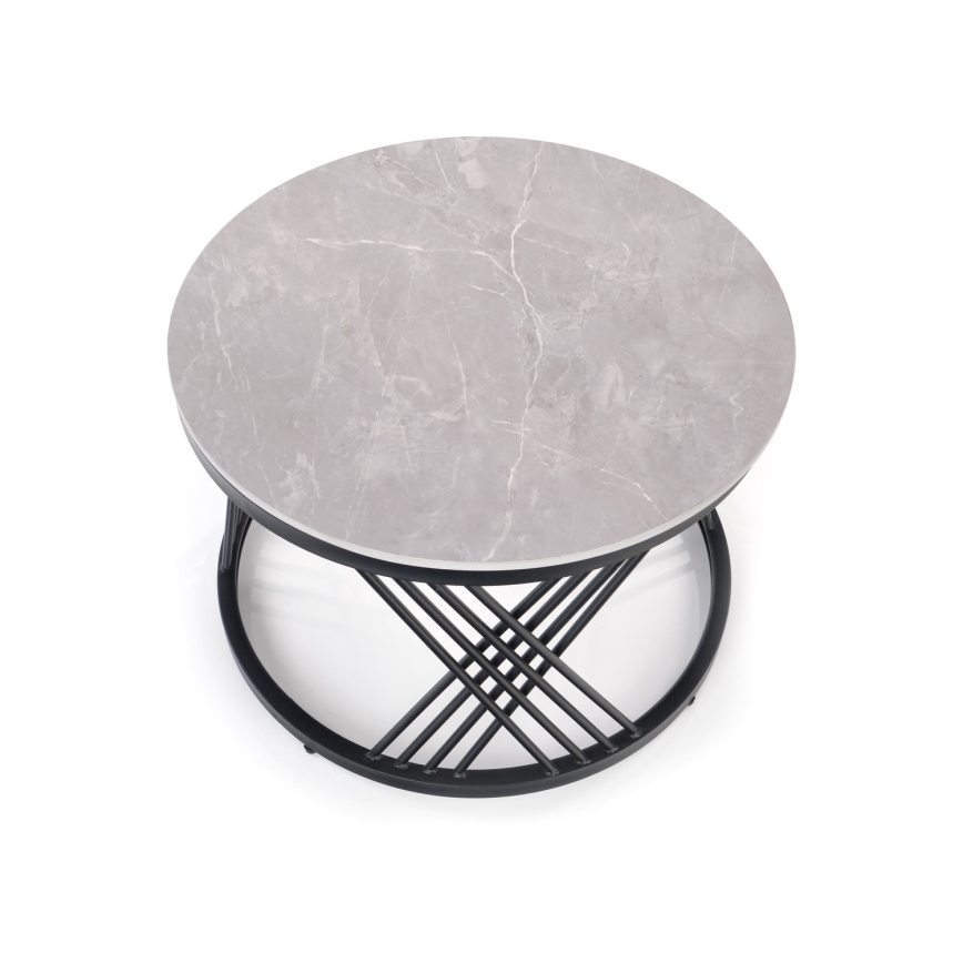 2er-Set Couchtische ELEGRA, grau