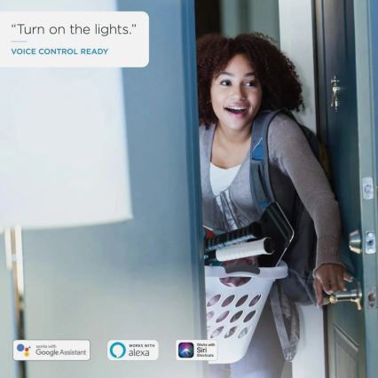 2er-Set dimmbare LED-Leuchtmittel A60 E27/9W/230V 2700K Wi-Fi + Fernbedienung - WiZ