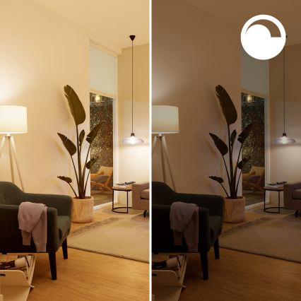 Set 2x Philips SMART LED RGB, dimmbar, C37, E14, 4,9 W, 230 V, 2200–6500 K, CRI 90