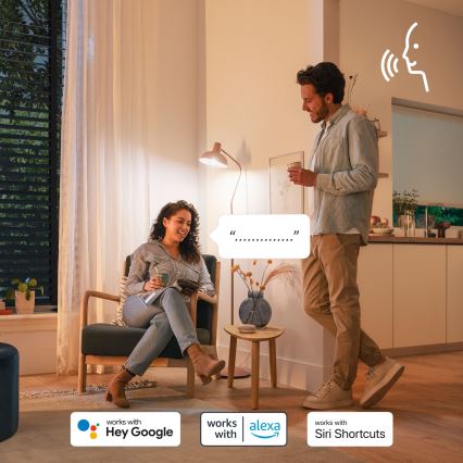 2er-Set Philips SMART A60 dimmbare LED-RGB-Lampe E27/8,5W/230V 2200-6500K