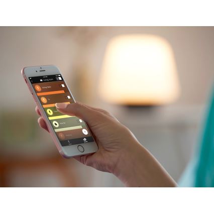 2er-Set dimmbares LED-Leuchtmittel Philips Hue WHITE AMBIANCE GU10/4,2W/230V 2200-6500K + Hue bridge