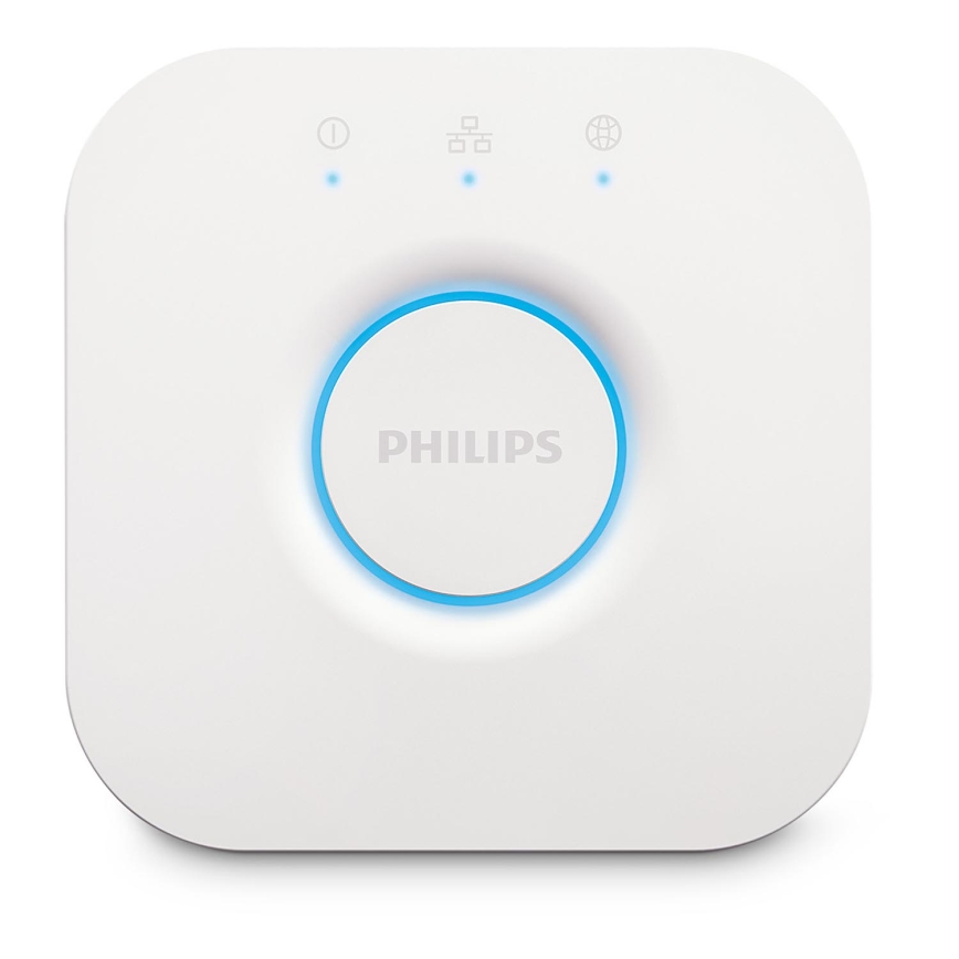 2er-Set dimmbares LED-Leuchtmittel Philips Hue WHITE AMBIANCE GU10/4,2W/230V 2200-6500K + Hue bridge