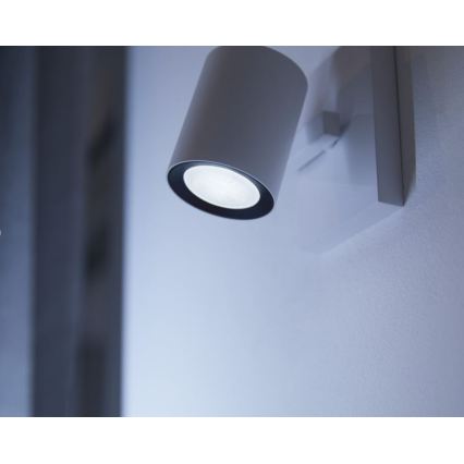 2er-Set dimmbarer LED-Lampen Philips Hue WHITE AMBIANCE GU10/4,2W/230V 2200-6500K + Dimmer-Schalter