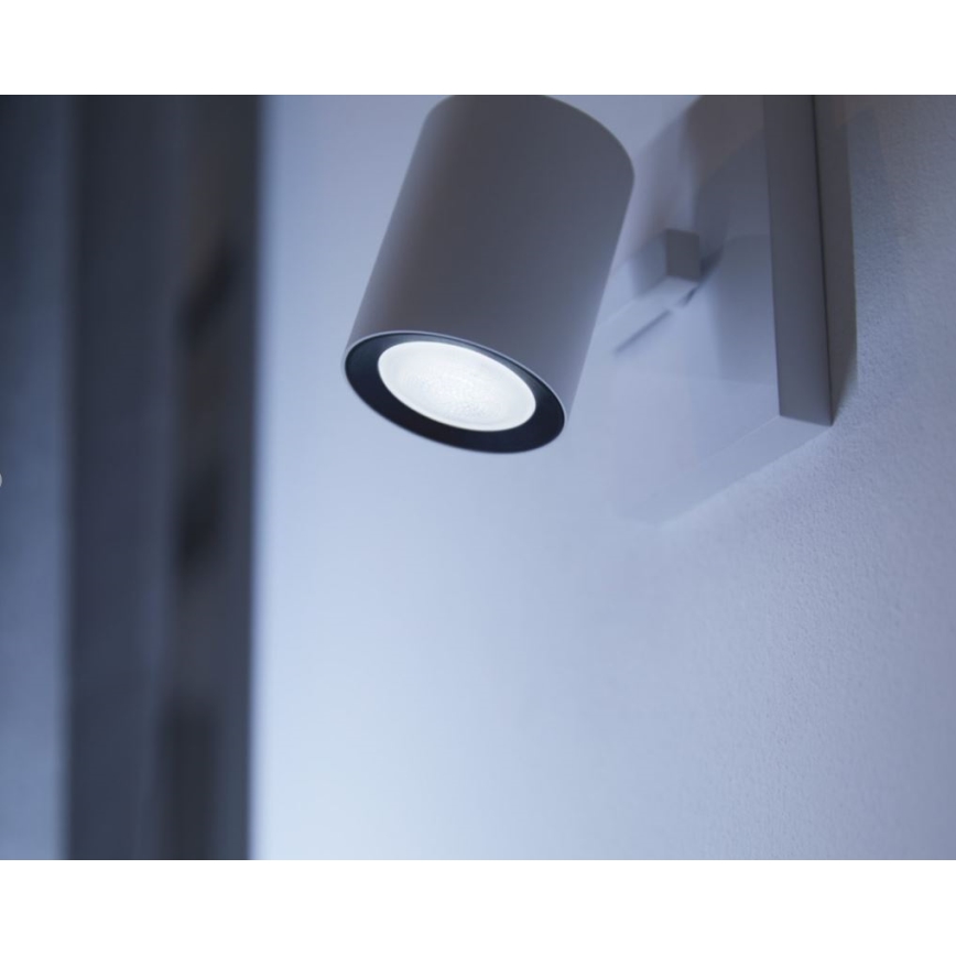 2er-Set dimmbarer LED-Lampen Philips Hue WHITE AMBIANCE GU10/4,2W/230V 2200-6500K + Dimmer-Schalter