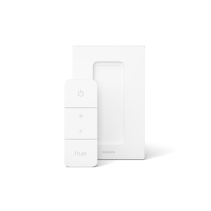 2er-Set dimmbarer LED-Lampen Philips Hue WHITE AMBIANCE GU10/4,2W/230V 2200-6500K + Dimmer-Schalter