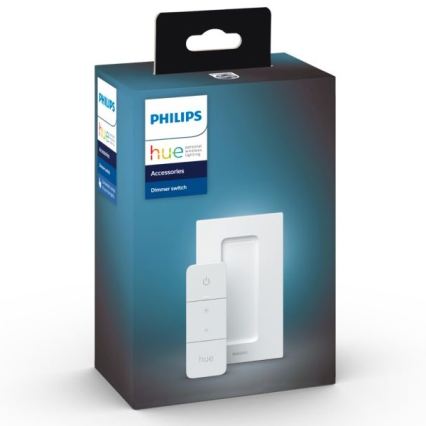 2er-Set dimmbarer LED-Lampen Philips Hue WHITE AMBIANCE GU10/4,2W/230V 2200-6500K + Dimmer-Schalter