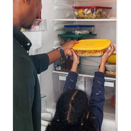 2er-Set Glasbehälter für Lebensmittel PYREX 1,2/2,5 l