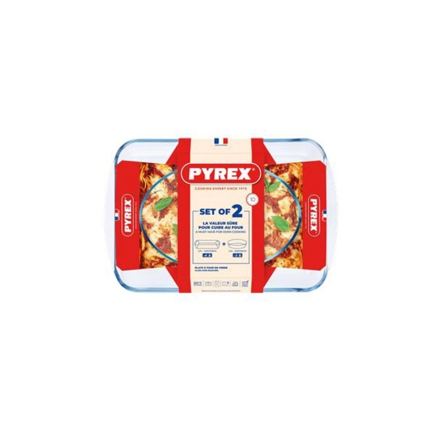2er-Set PYREX-Auflaufformen 3,7/2,2 l