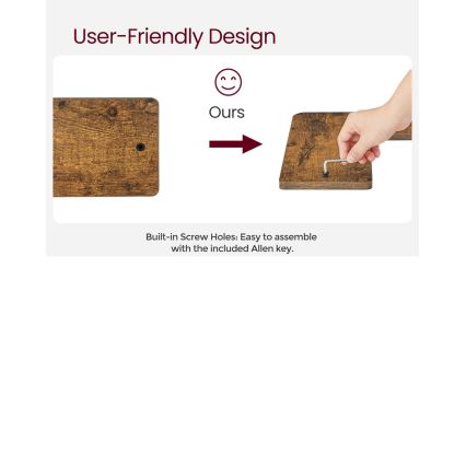 2er-Set Wandregale SHELFY, Braun/Schwarz