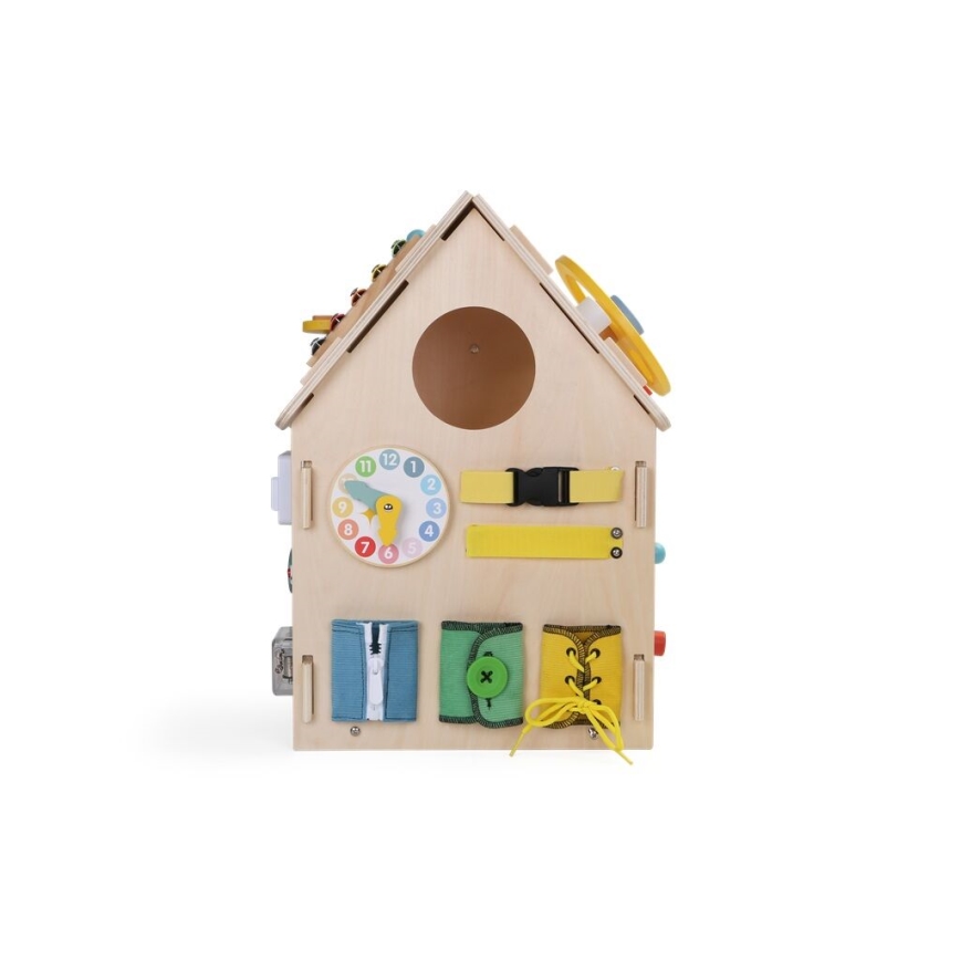 2Kids Toys - Aktivitätsbrett Haus beige