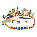 2Kids Toys - Bunte Holzbauklötze, 500 Stück