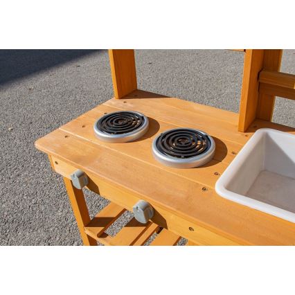 2Kids Toys - Holz-Spielküche für draußen mit Spüle