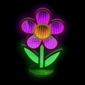 2Kids Toys - LED-Neon-Tischdekoration LED/5W/USB Blume