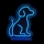 2Kids Toys - LED-Neon-Tischdekoration LED/5W/USB Hund